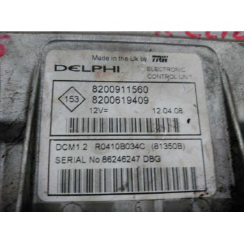 Recambio de centralita motor uce para renault clio iii referencia OEM IAM 8200911560 8200619409 DELPHI