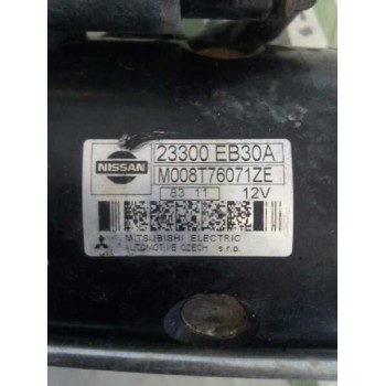 Recambio de motor arranque para renault trucks maxity 130.35 (130cv) referencia OEM IAM M008T76071ZE 23300 EB30A 12 VOLTIOS