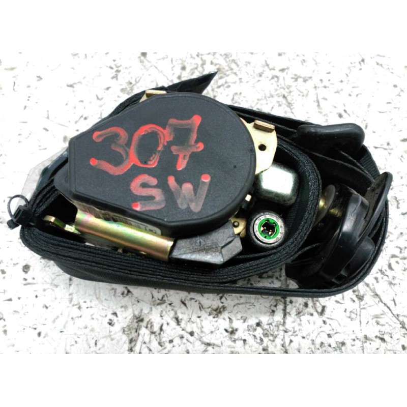 Recambio de cinturon seguridad delantero derecho para peugeot 307 break / sw (s1) 2.0 16v cat referencia OEM IAM 96346430XX  