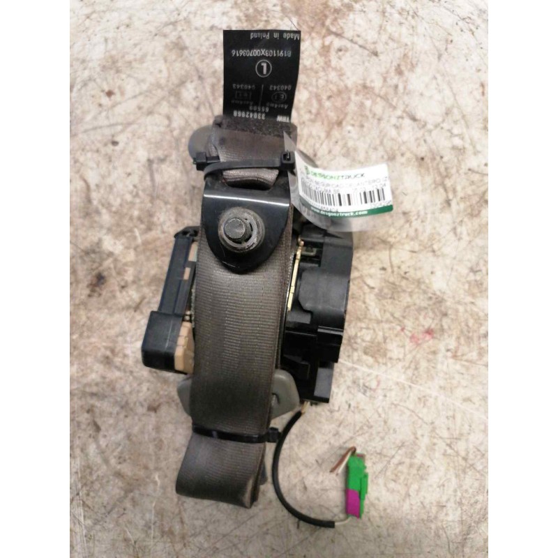 Recambio de cinturon seguridad delantero izquierdo para daewoo tacuma se referencia OEM IAM 33042968 - Gris 2