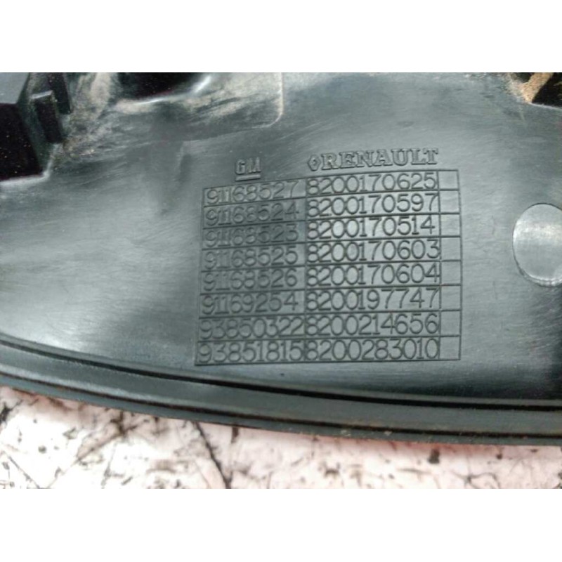 Recambio de maneta exterior delantera izquierda para nissan primastar (x83) referencia OEM IAM - Blanco 3